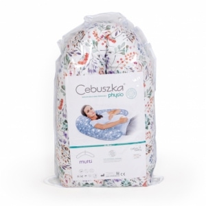 CEBA CEBUSZKA PHYSIO MULTI wielofunkcyjna poduszka dla kobiet w ciąży i dzieci wzór Rowanberry Velvet